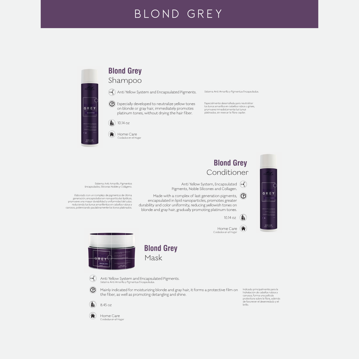 Blond Grey Hair Mask - 8.45 oz